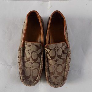 COACH  Leather Loafers, Brown & Tan Coach Loafers